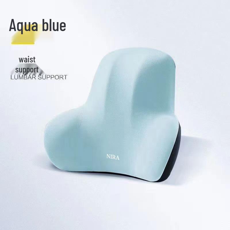 Memory Foam Lumbar & Neck Support Car Cushion Set