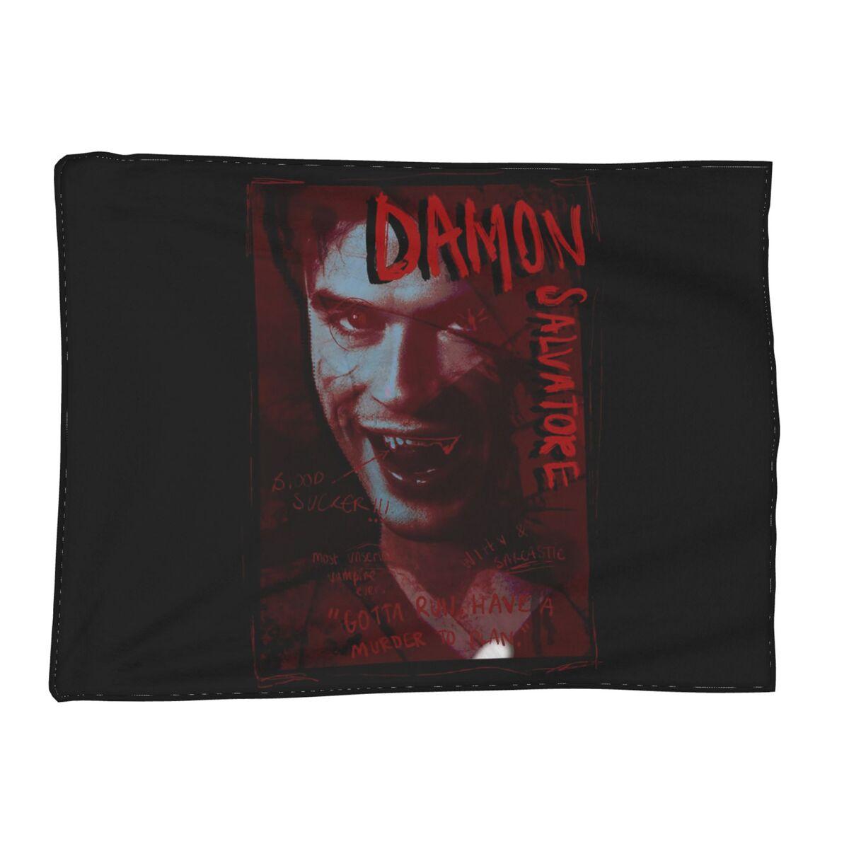 

The Vampire Diaries Damon Salvatore Blankets Soft Warm Flannel Throw Blanket Bedspread for Living room Picnic Travel Home Sofa 80x120cm