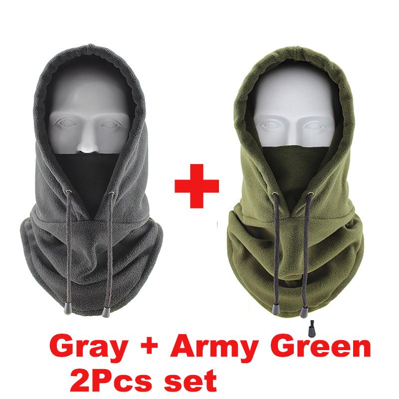 Winter Warm Balaclava Motorcycle Riding Full Face Mask Hat Thermal Windproof Cycling Cap Men Women Fleece Neck Warmer Scarf Hats