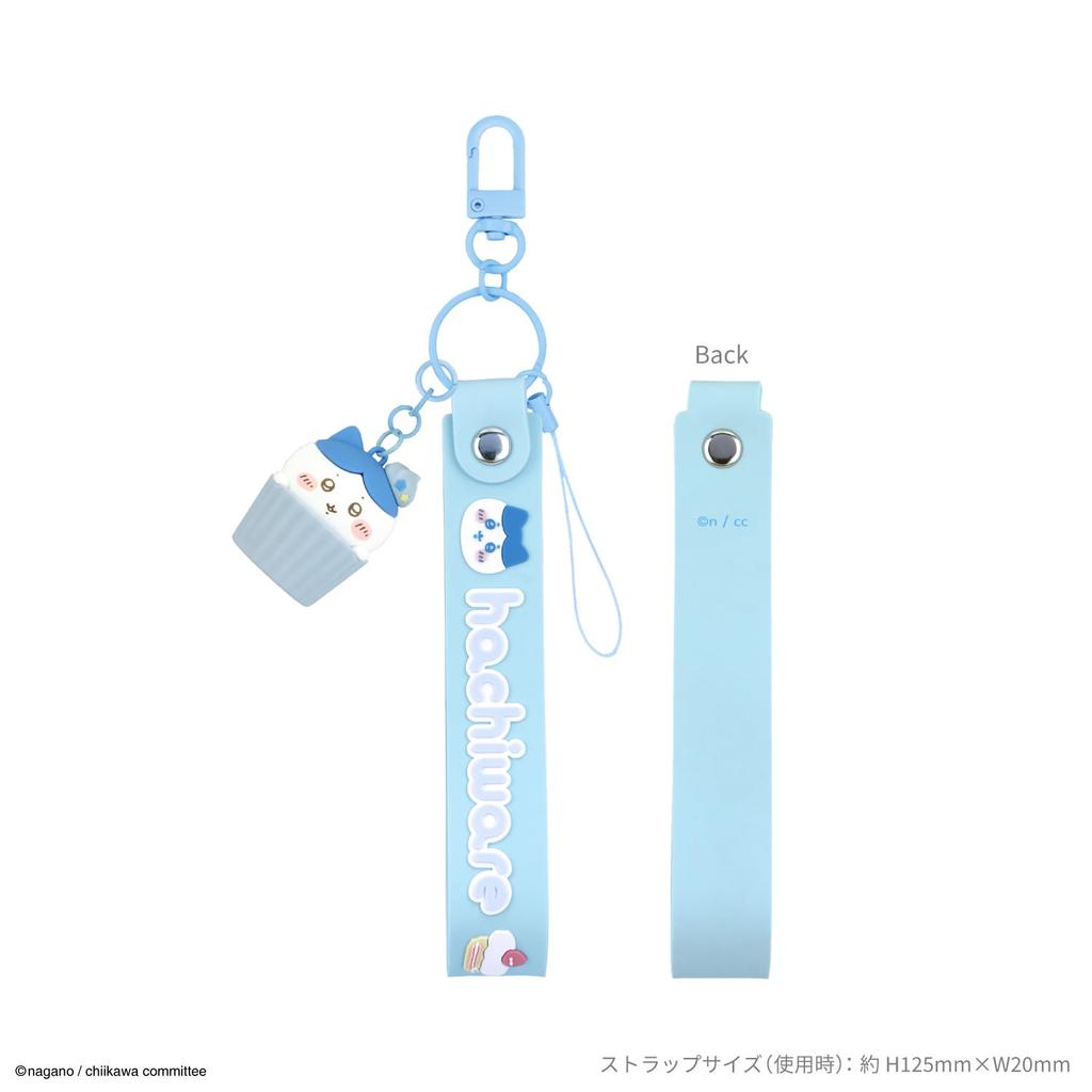 Gourmandies Chiikawa 3D Mascot Hand Strap with Hachiware CK-50B