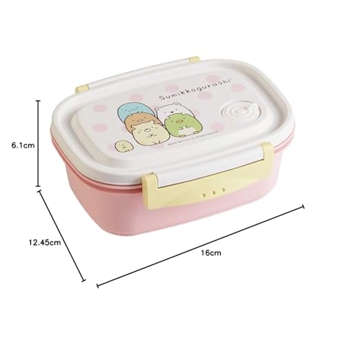 Skater Raku Light Lunch Box M Microwave Safe 550ml Sumikkogurashi Seal Container Storage Container XPM4