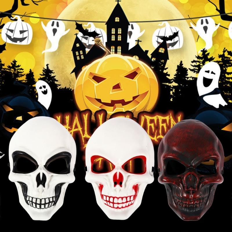Skeleton Head Mask for Women Men Halloween Mask, Halloween Cosplay Mask Skeleton Head Full Face Mask