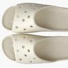 Crocs Klassische Plateau-Slipper-Sandalen für Damen, klobiger Absatz, Knochen 208180 2y2