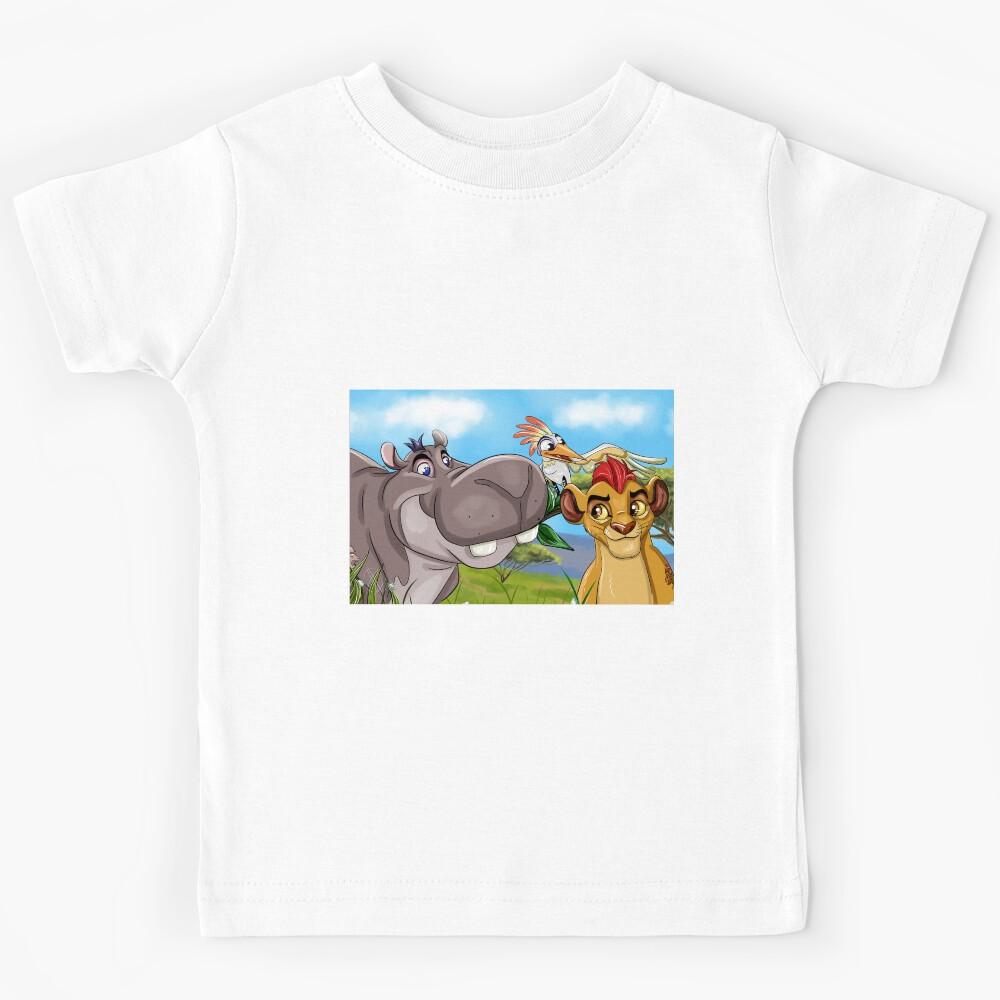 Lion Cartoon Guard Kids T-Shirt 110