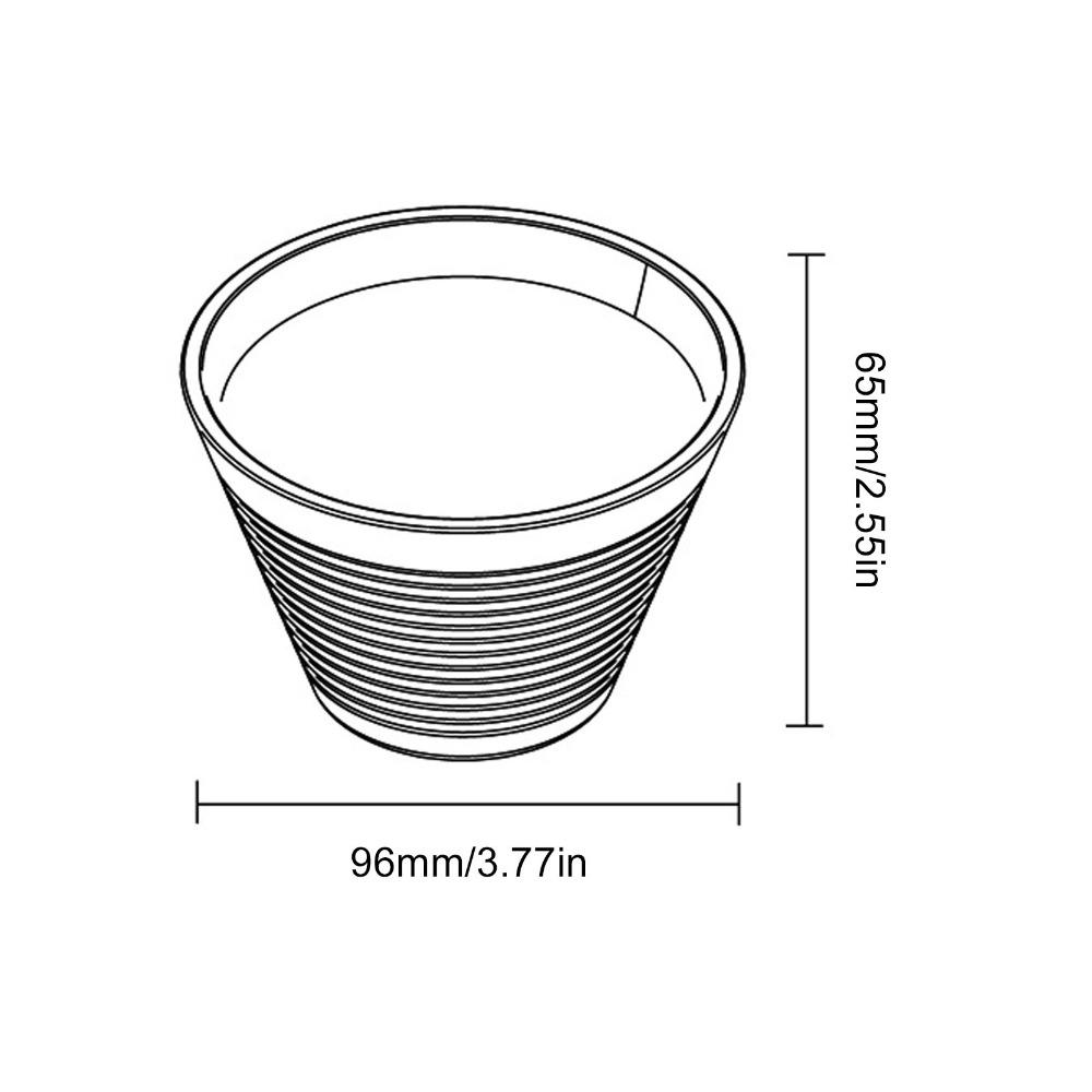 One To Two Cups Capacity Pour Over Coffee Dripper Reusable Coffee Filter Cone Hiking Camping