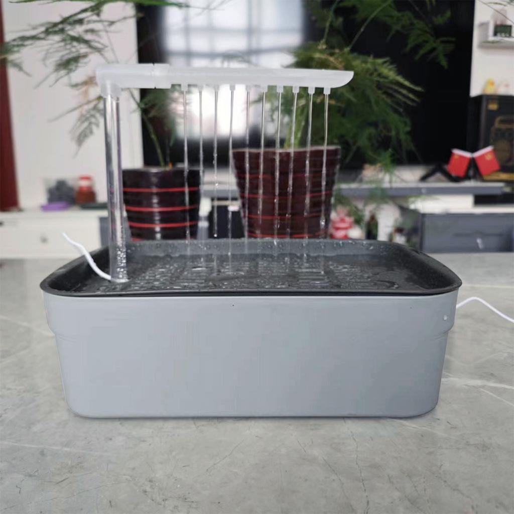 Electric Bird Bathtub USB Powered Parrots Shower Basin for Home Bird Feather Caring Supply with Easy Control Water Flows