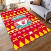 Christmas-Themed Liverpool Football Club Logo Carpet Red Vintage Suitable for use as an anti-slip for living room bedroom sofas