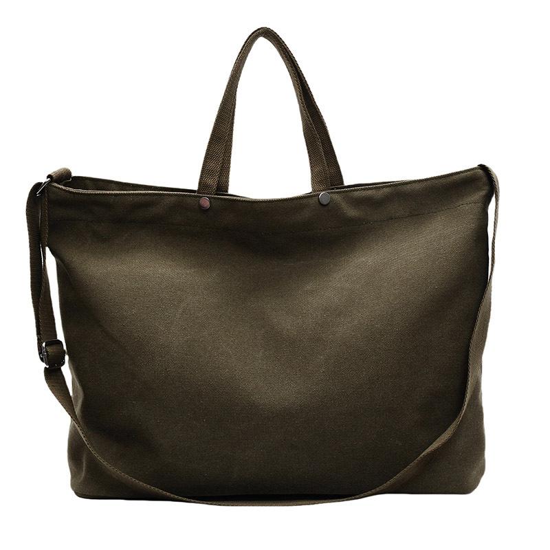 Large-capacity Tote Bag Casual Versatile Canvas Bag Trendy Texture Tote Bag Class Commuter Large Bag Women's Bag