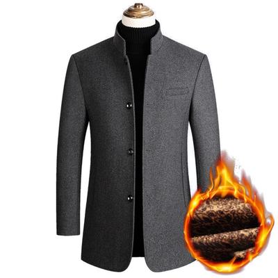 Herren Trenchcoats aus Wolle und Kaschmir, Blazer, Jacken, Stehkragen, Business Casual, Anzüge, Mäntel, Winterjacken und -mäntel