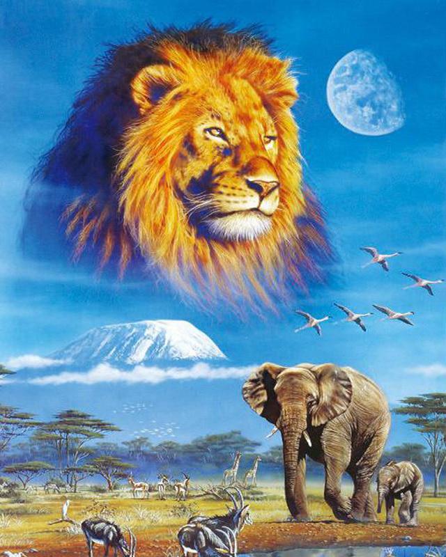 5D Diamond Painting Elephant Full Drill Square Needlework Diamond Embroidery Full Set Animal Diamond Mosaic Cross Stitch Craft Kit Home Decor
