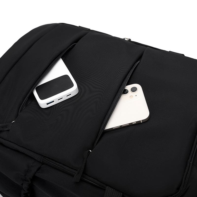 Oxford Fabric Backpack with Multiple Pockets and Adjustable Straps