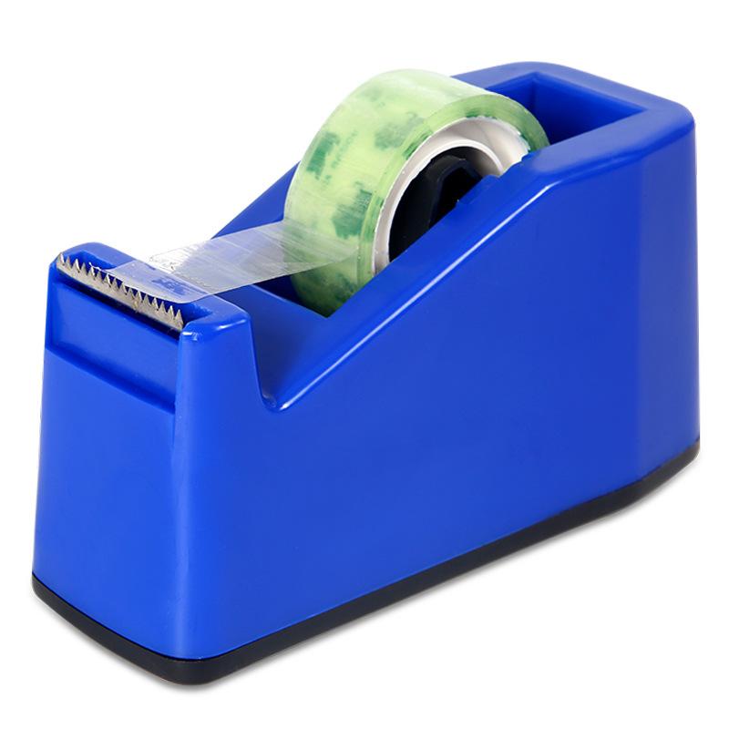 Random Color Desktop Tape Dispenser with Non-Slip Base, Dispenser Tape Refill, Dispenser