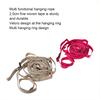 Polyester Travel Camping Lanyard With Lots Of Rings For Hanging Accessories Length Adjustable Hanger