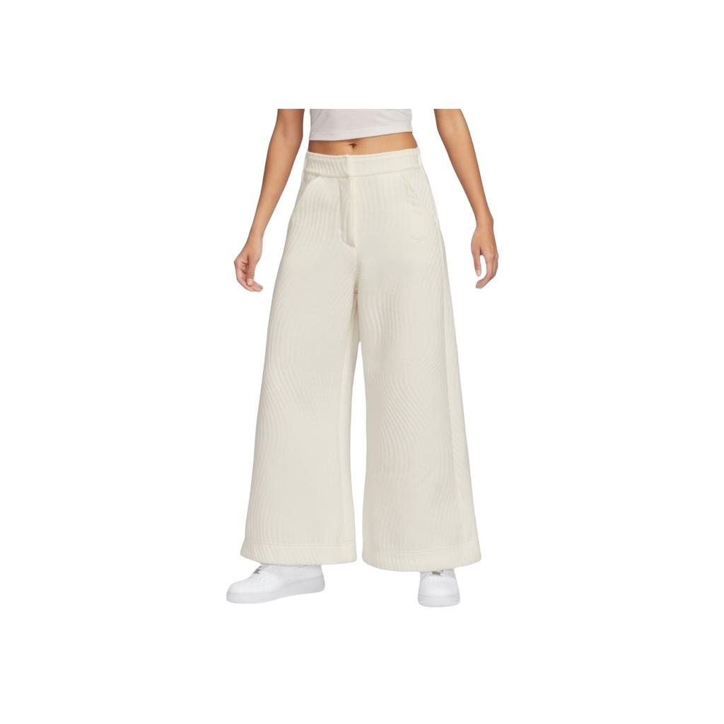 Nike Nsw Swdc Hr Knit Pant Comfortable Solid Color Soft Knitted Sports Pants Women Pants Off-White HF9595-133