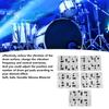 30Pcs Drum Dampener Gels Oval Shape Soft Safe Silicone Durable Easy To Use Drum Silencers for Cymbals Instruments