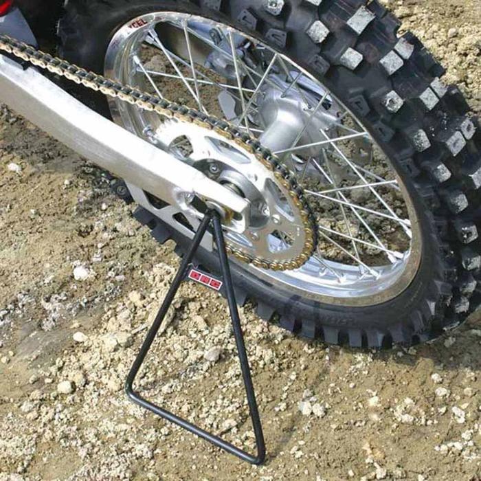 Béquille - DRC - MX 19" - Gris - Compatible avec essieux 18 mm, 14,5 mm, 11 mm