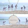 ENHYPEN Dimension Dilemma Album Merchandise Necklace Silver Round Disc Pendant Chain Kpop Idol Fan Collection Fashion Jewelry Gift Accessories