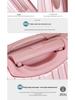 Unisex Fashion Suitcase with Combination Lock and Wheels - Cabin-Size Trolley Case for Students