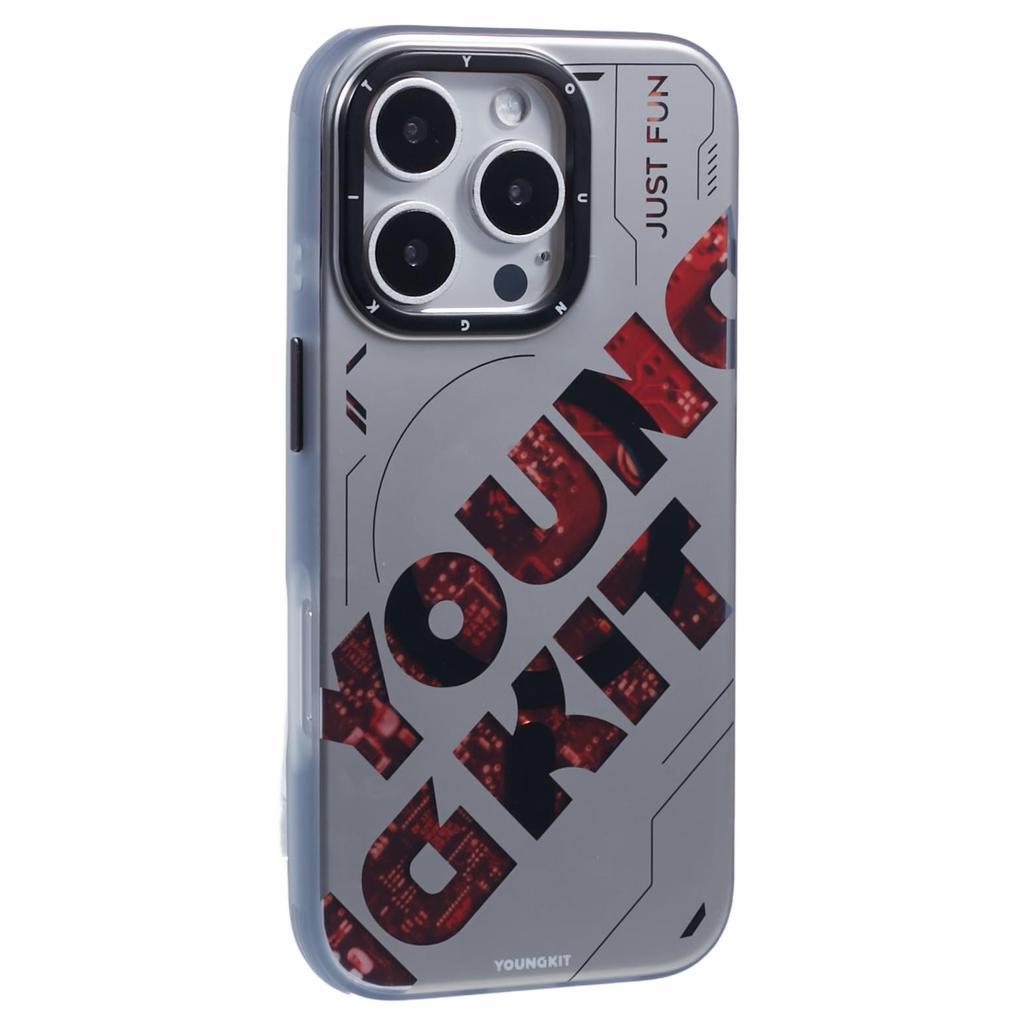 YOUNGKIT Future Series for iPhone 16 Pro Case Compatible with MagSafe IMD TPU Anti-Scratch Cover