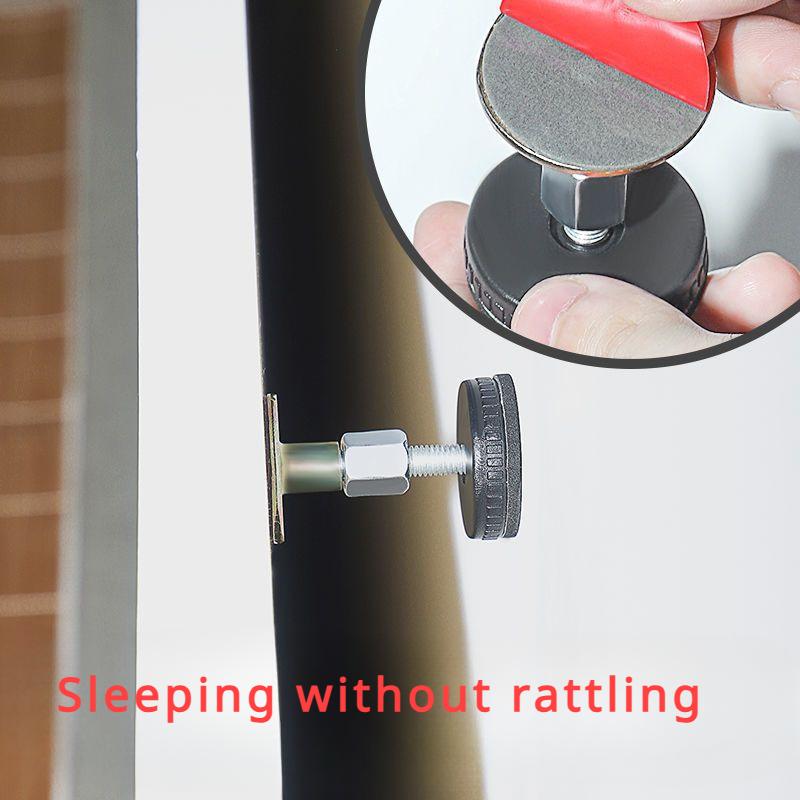 1Pc Shock Mount Tools Adjustable Threaded Bed Shock Hardware Furniture Cabinet Stabilizers Headboard Stoppers Self-Adhesive Fixed