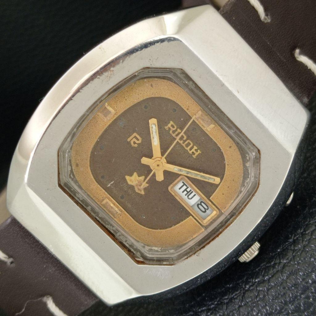 

АВТОМАТИЧЕСКИЕ ВИНТАЖНЫЕ ЯПОНСКИЕ МУЖСКИЕ ЧАСЫ RICOH R31 С ОРИГИНАЛЬНЫМ ЦИФЕРБЛАТОМ a703560-1