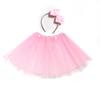 Fluffy Tulle Kids Tutu Set – Sheer Voluminous Skirts & Matching Headbands Available in a variety of colors