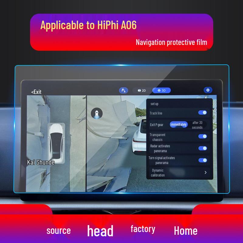 Hyper A06plus Navigation and Z03 Console Screen Anti-Scratch Film for 24 Models