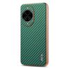 AZNS For Huawei nova 14 5G Case Electroplating Carbon Fiber Texture PU+TPU Phone Cover