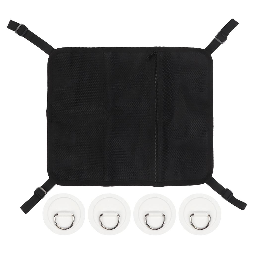 Paddleboard Netztasche Paddle Board Decktasche Kajak Paddel Surf Decktasche mit 4 Stück Aufkleber