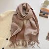Autumn and Winter New Fashion Plaid Scarf Men and Women Versatile Warm Shawl Versatile Thickened Couple Scarf