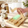 Wooden Soap Cutter Multi-functional Soap Cutting Tools Adjustable Cheese Cake Butter Slicer with Screwdriver for Handmade Soaps