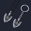 Anime JOJOS BIZARRE ADVENTURE Keychain Kujo Jotaro Arrow Metal Pendant Chain Choker Keychain Charm Gifts Cosplay Jewelry
