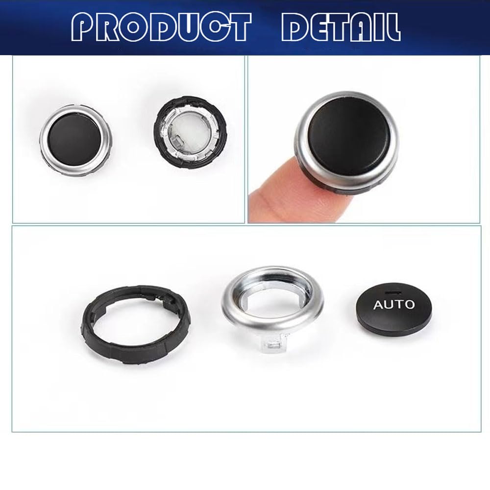 Rear Air Conditioning ac Temperature Adjustment Heat Control Switch AC Rotary Knob for BMW 5 6 7 Series F10 F06 F12 F07 F01 F02 6131 9393 931