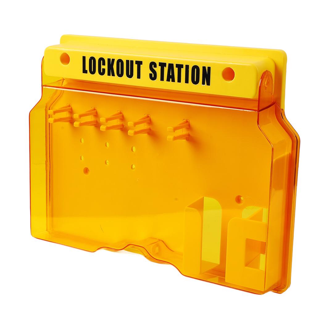 Lockout Tagout Station Visualization Management 5 Lock Bit Covered Lockout Tagout Station for