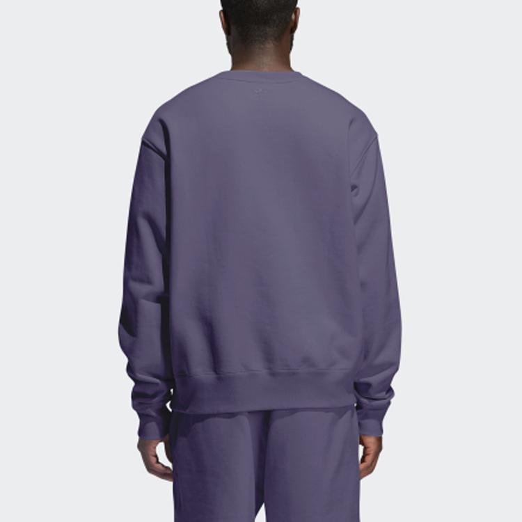 Adidas Originals Trefoil Basics Sweatshirt By Pharrell Williams Men Sweatshirt Purple GL6291