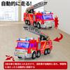 Fire Truck Emergency Working Ladder Fire Articulating Ladder Working LED Automatically Christmas Gift Fire Toy, Vehicle, Vehicle, Truck, Fountain,