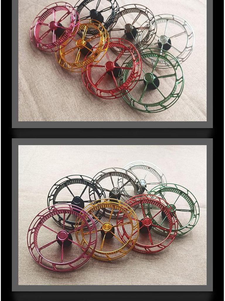 New Three-Hole Ultra-Light Alloy Reel: Freshwater Casting & Fast Eight-Trigram Hand-Operated Disc Wheel