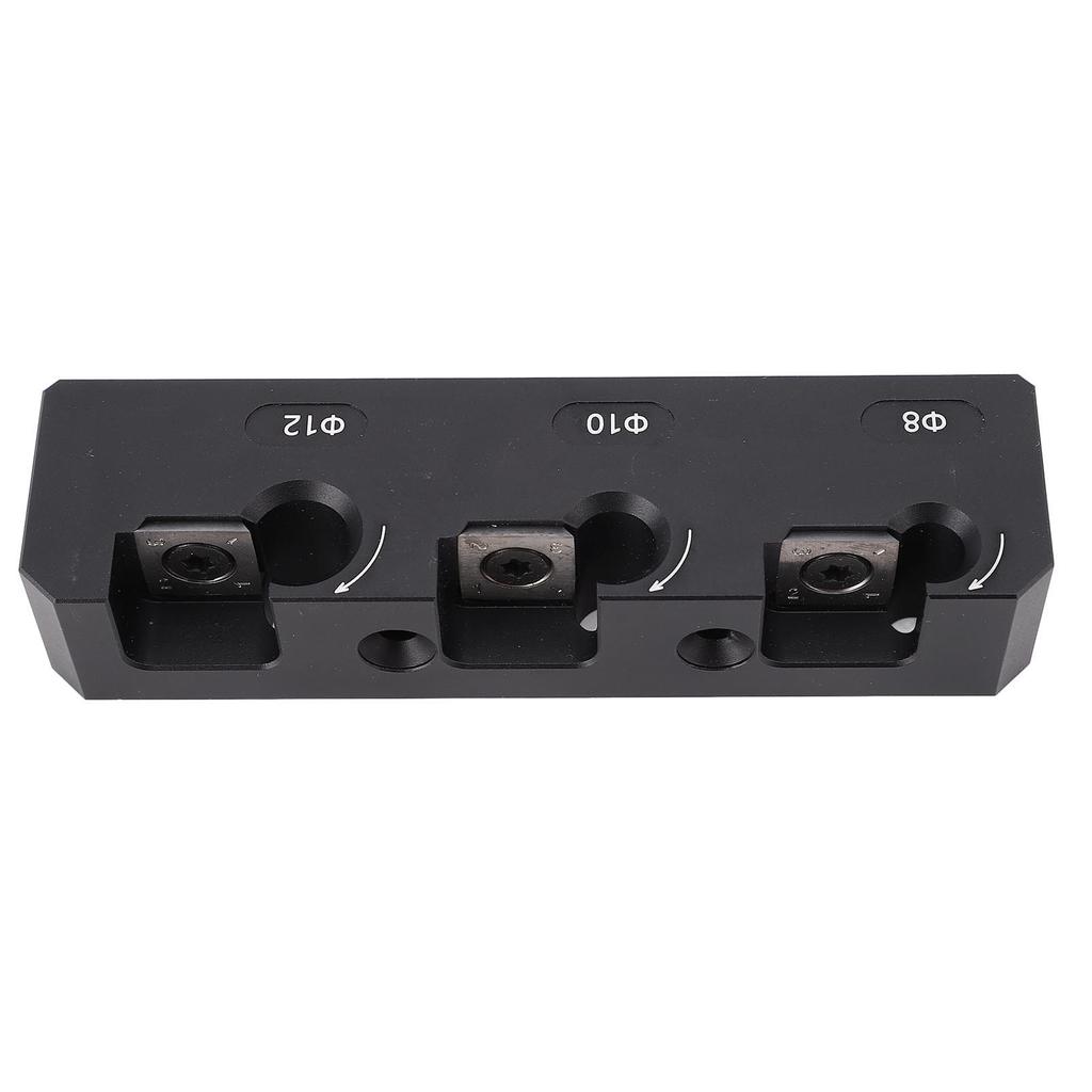 Dübelherstellungs-Vorrichtungssatz Metrisch Dia 81012mm 3 Löcher für Holz Aluminiumlegierung Bohrmaschine Fräsen