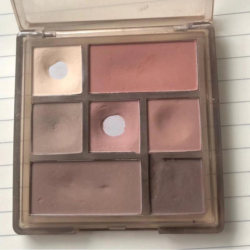 Seven-Color Earth Tones Eyeshadow Palette: Matte & Shimmer Shades for Versatile Blush & Contouring – Perfect for Students & Parties