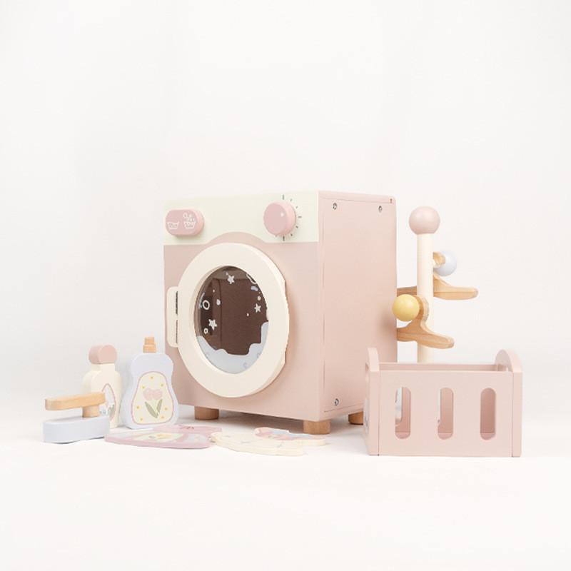 Hölzernes Spielküchen-Set für Kinder mit Besteck und Herd für fantasievolles Kochen