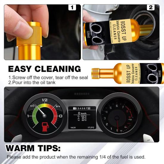 Catalytic Converter Cleaner Safe To Use Effective Auto Parts Engine Cleaner Fuel Exhaust System Treatment Oil Additive