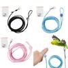 Outdoor Bird Safety Tether For Parrots Training Rope 3Meter Long Adjustable Pet Bird Leash with Removable Ankle Rings