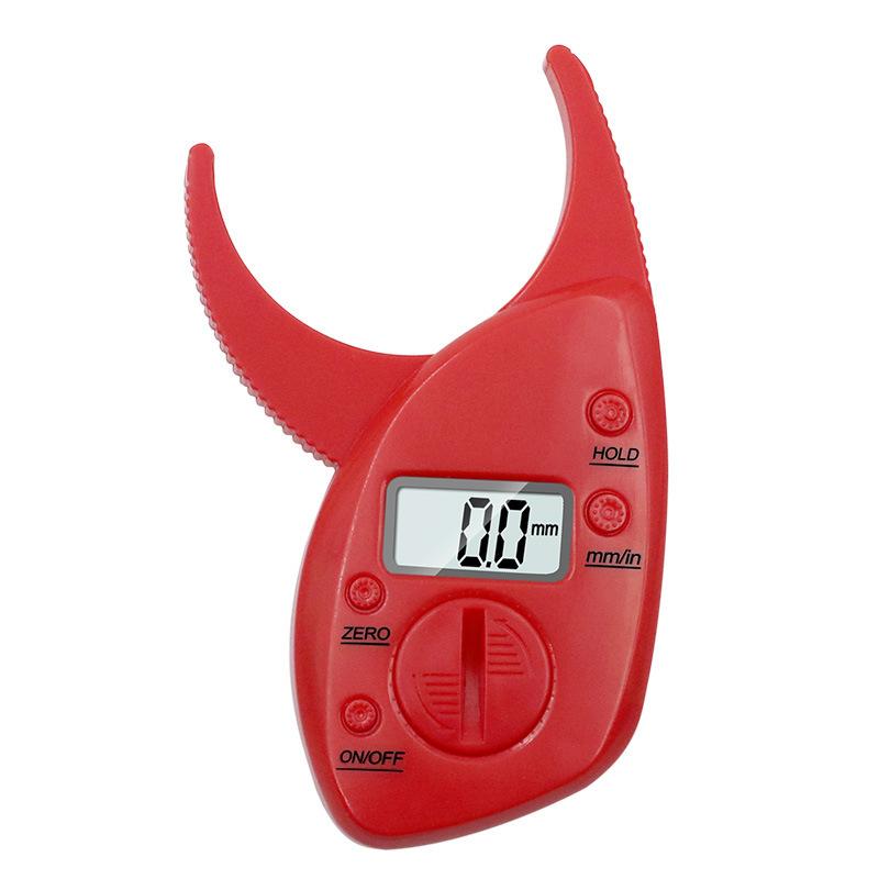Skin Fat Caliper Portable Lightweight Comfortable Grip Accurate Measurement Digital Fat Caliper