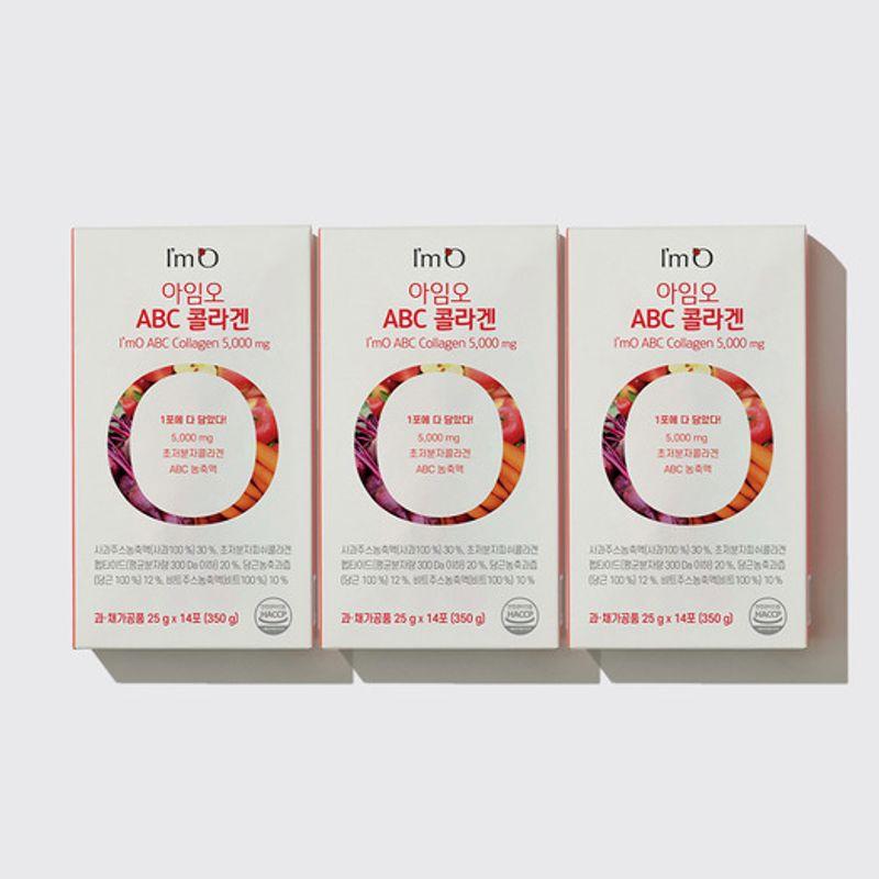 

[3-pack set] [Ultra-high content 5000mg low-molecular fish collagen] I m Oh ABC Collagen 14 packs