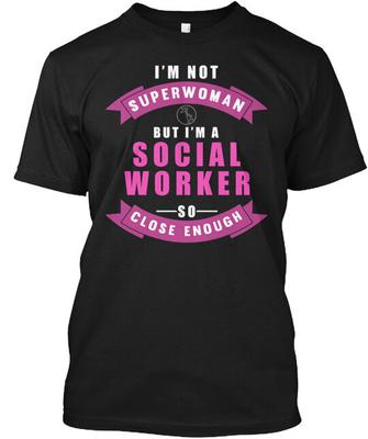 Sozialarbeiter T-Shirt Hergestellt in den USA Größe S bis 5XL