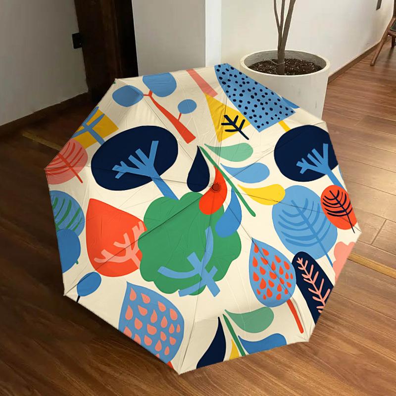 

1pc Forest, Nature Automatic Open/Close Umbrella, Formal Events - Ideal Gift for Family or Friends, Outdoor Accessory yy251211200