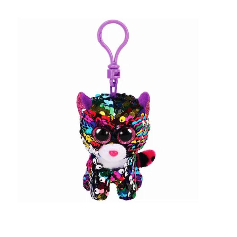 

Ty Dotty Leopard Boo Key Clip Hanging Ornament Decoration Keychain