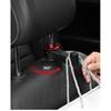 Car seat hook with phone holder, multifunctional and hidden 2-in-1 car seat hook with phone holder, universal rear headrest hook