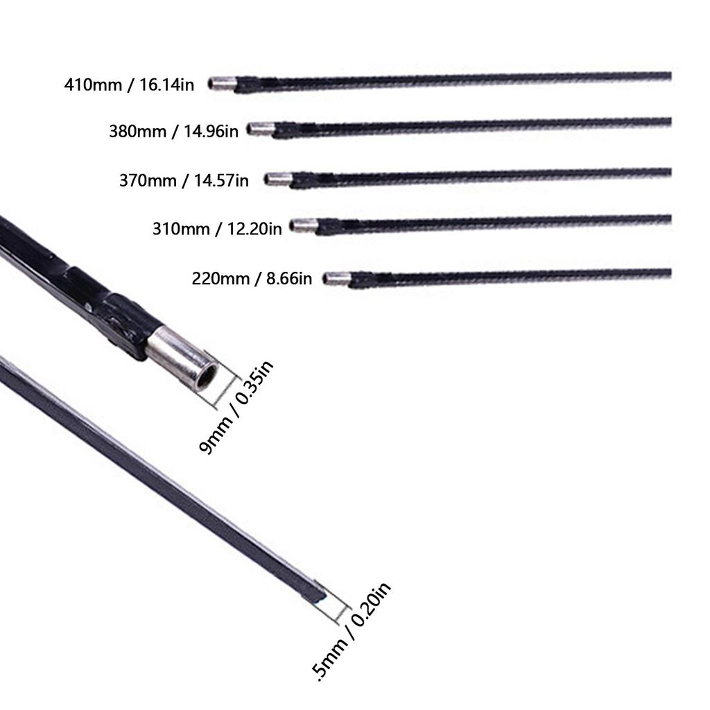 Guitar Truss Rod High Hardness Metal 2 Way Rod Neck Repair Adjustment Tool with Wrench for Acoustic Electric Guitars