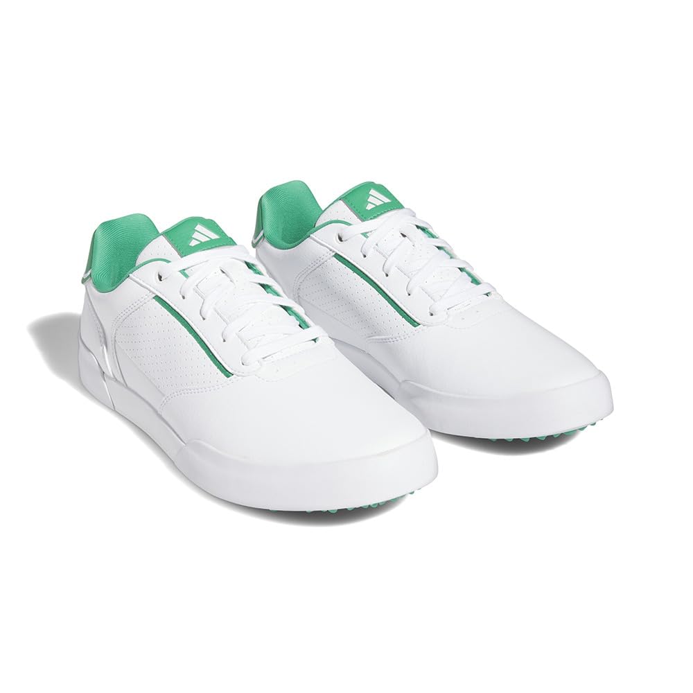 adidas Retro Cross Spikeless Golf Shoes GV6912W/GR (White x Green/Size 24.5/Men's)